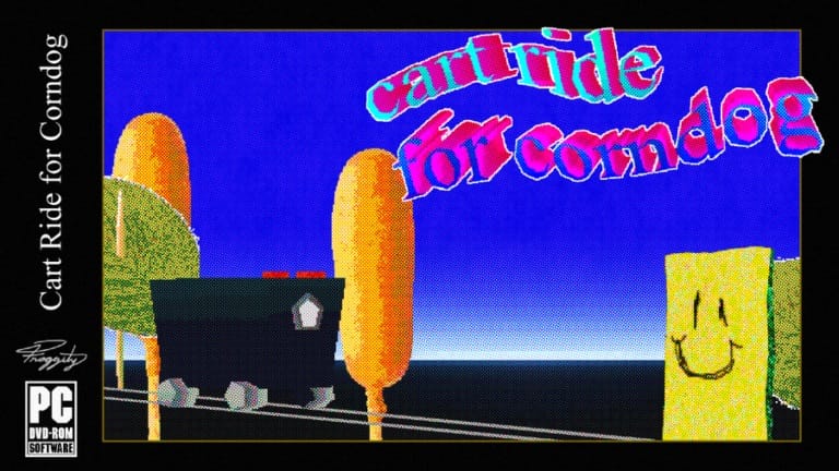 Cart ride for corndog